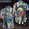 BlueJose Darts American Patriot Eagle Camo Personalized Name Shirt (4 Colors)