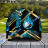 BlueJose Golf Metal and Fire Personalized Name Cap (4 Colors)