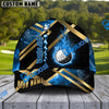BlueJose Golf Metal and Fire Personalized Name Cap (4 Colors)