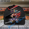 BlueJoses Bowling And Pins Premium Multicolor Personalized Name Cap