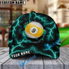 BlueJose Billiards  Ball 9 The Power Of The God Of Thunder Personalized Name Cap (4 Colors)