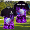 BlueJose Golf Thunderbolt Customized Name, Team Name 3D Shirts (4 Colors)