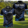 BlueJose Golf Premium Line Customized Name, Team Name 3D Shirts (4 Colors)