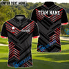 BlueJose Golf Premium Line Customized Name, Team Name 3D Shirts (4 Colors)