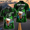 BlueJose Darts Fire Skull Beer Personalized Name, Team Name Shirt (6 Colors)