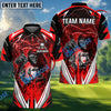 BlueJose Golf Lightning Reaper Customized Name, Team Name 3D Shirts (4 Colors)