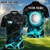 BlueJose Golf Ball Wing Customized Name, Team Name 3D Shirts (4 Colors)