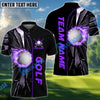 BlueJose Golf Ball Break Glass Customized Name, Team Name 3D Shirts (4 Colors)
