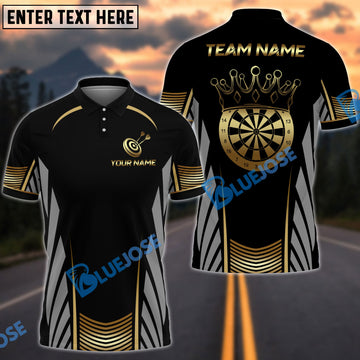 BlueJose Darts Champion Royal Target Customized Name, Team Name 3D Shirt (4 Colors)