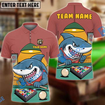 BlueJose Billiards Ball 8 Funny Pool Shark Personalized Name, Team Name Unisex Shirt
