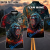 BlueJose Darts Raging Gorilla Customized Name, Team Name 3D Shirt (4 Colors)