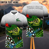 BlueJose Darts Alligator Customized Name, Team Name 3D Shirt (4 Colors)