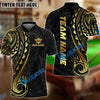 BlueJose Billiards 8 Ball Maori Gold Personalized Name, Team Name Unisex Shirt (4 Colors)
