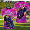 BlueJose Savage Swing Golf Polo Shirt, Customized Name & Team Name 3D Shirts (4 Colors)