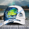 BlueJose Fishing Blue Lava Classic Fin Personalized Cap (11 Breeds)