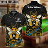 BlueJose Billiards 8 Ball Funny Beer Bee Customized Name, Team Name 3D Shirt (6 Colors)