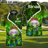 BlueJose Fire King Golf Polo Customized Name, Team Name 3D Shirts (4 Colors)