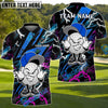 BlueJose Thunder Ball Golf Polo Shirt Customized Name, Team Name 3D Shirts (4 Colors)