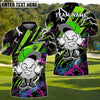 BlueJose Thunder Ball Golf Polo Shirt Customized Name, Team Name 3D Shirts (4 Colors)