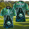 BlueJose Dark Thunder Reaper Golf Polo Shirt Customized Name, Team Name 3D Shirts (4 Colors)