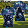 BlueJose Dark Thunder Reaper Golf Polo Shirt Customized Name, Team Name 3D Shirts (4 Colors)