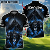 BlueJose Shadow Reaper Golf Polo Personalized Name, Team Name 3D Shirt (4 Colors)