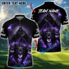 BlueJose Shadow Reaper Golf Polo Personalized Name, Team Name 3D Shirt (4 Colors)