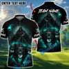 BlueJose Shadow Reaper Golf Polo Personalized Name, Team Name 3D Shirt (4 Colors)