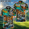 BlueJose Beer & Golf Cart Polo Personalized Name, Team Name 3D Shirt (4 Colors)