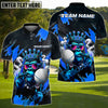 BlueJose Golf King Ape Personalized Name, Team Name 3D Shirt (4 Colors)