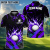 BlueJose Golf Grunge Flame Personalized Name, Team Name 3D Shirt (6 Colors)