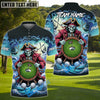 BlueJose Golf Pirate Reaper Personalized Name, Team Name 3D Shirt (4 Colors)