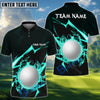 BlueJose Golf Thunder Strike Down Personalized Name, Team Name 3D Shirt (6 Colors)