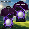 BlueJose Golf Thunder Strike Down Personalized Name, Team Name 3D Shirt (6 Colors)
