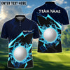 BlueJose Golf Thunder Strike Down Personalized Name, Team Name 3D Shirt (6 Colors)