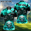 BlueJose Golf Flaming Evil Ball Personalized Name, Team Name 3D Shirt (4 Colors)