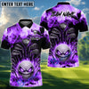 BlueJose Golf Flaming Evil Ball Personalized Name, Team Name 3D Shirt (4 Colors)