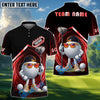 BlueJose Golf Funny Character Swirl Personalized Name, Team Name 3D Shirt (6 Colors)
