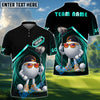 BlueJose Golf Funny Character Swirl Personalized Name, Team Name 3D Shirt (6 Colors)