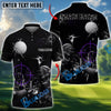 BlueJose Golf Shooting Aim Sniper Personalized Name, Team Name 3D Shirt (4 Colors)