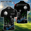 BlueJose Golf Shooting Aim Sniper Personalized Name, Team Name 3D Shirt (4 Colors)