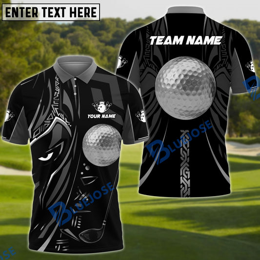 BlueJose Golf Black Panther Pro Personalized Name, Team Name 3D Shirt (6 Colors)