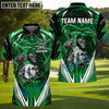 BlueJose Golf Reaper Colourful Personalized Name, Team Name 3D Shirt (6 Colors)