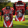 BlueJose Golf Reaper Colourful Personalized Name, Team Name 3D Shirt (6 Colors)