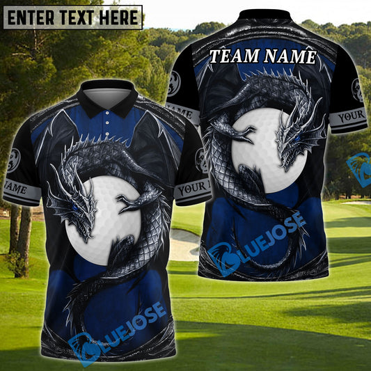 BlueJose Golf Dragon Owner Personalized Name, Team Name 3D Shirt (4 Colors)