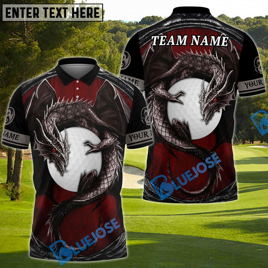 BlueJose Golf Dragon Owner Personalized Name, Team Name 3D Shirt (4 Colors)