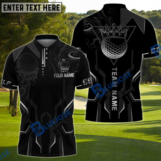 BlueJose Golf Luxury Personalized Name, Team Name 3D Shirt (6 Colors)