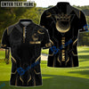 BlueJose Golf Luxury Personalized Name, Team Name 3D Shirt (6 Colors)