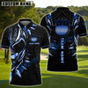 BlueJose Golf Black Panther WKD Personalized Name, Team Name 3D Shirt (6 Colors)
