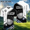BlueJose Golf Champion Golden Personalized Name, Team Name 3D Shirt (6 Colors)